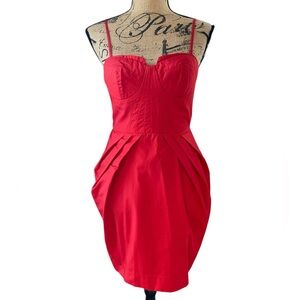MM Couture Red Mini Dress